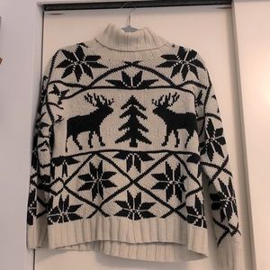 Hand Knit Ralph Lauren Turtleneck Sweater